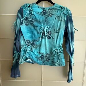 J.KIM multicolor petal long sleeve